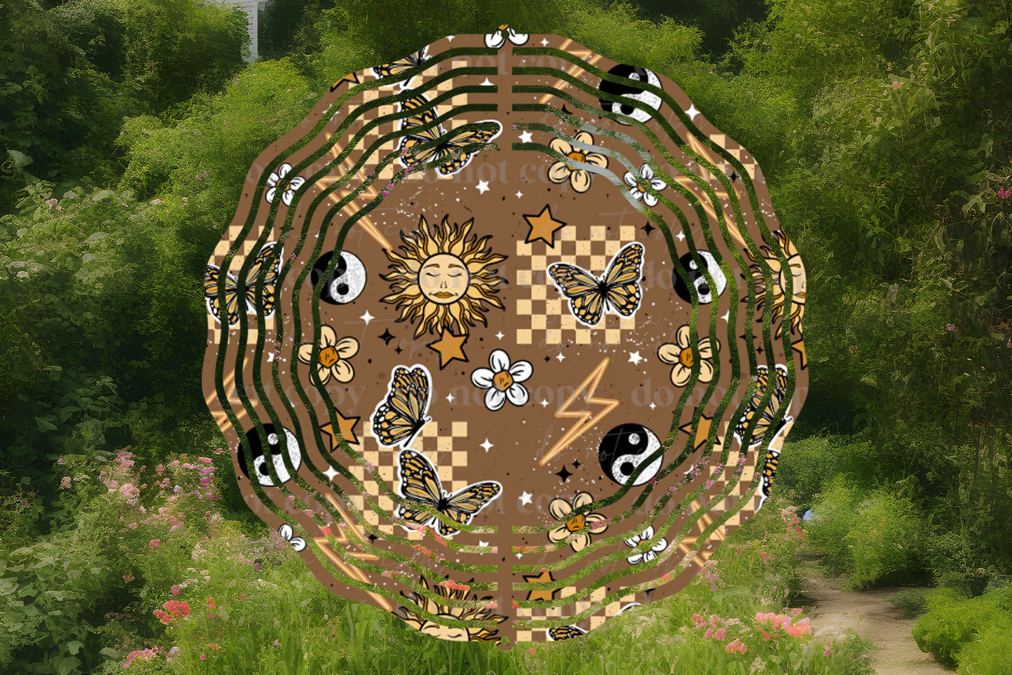 Butterflies Wind Spinner