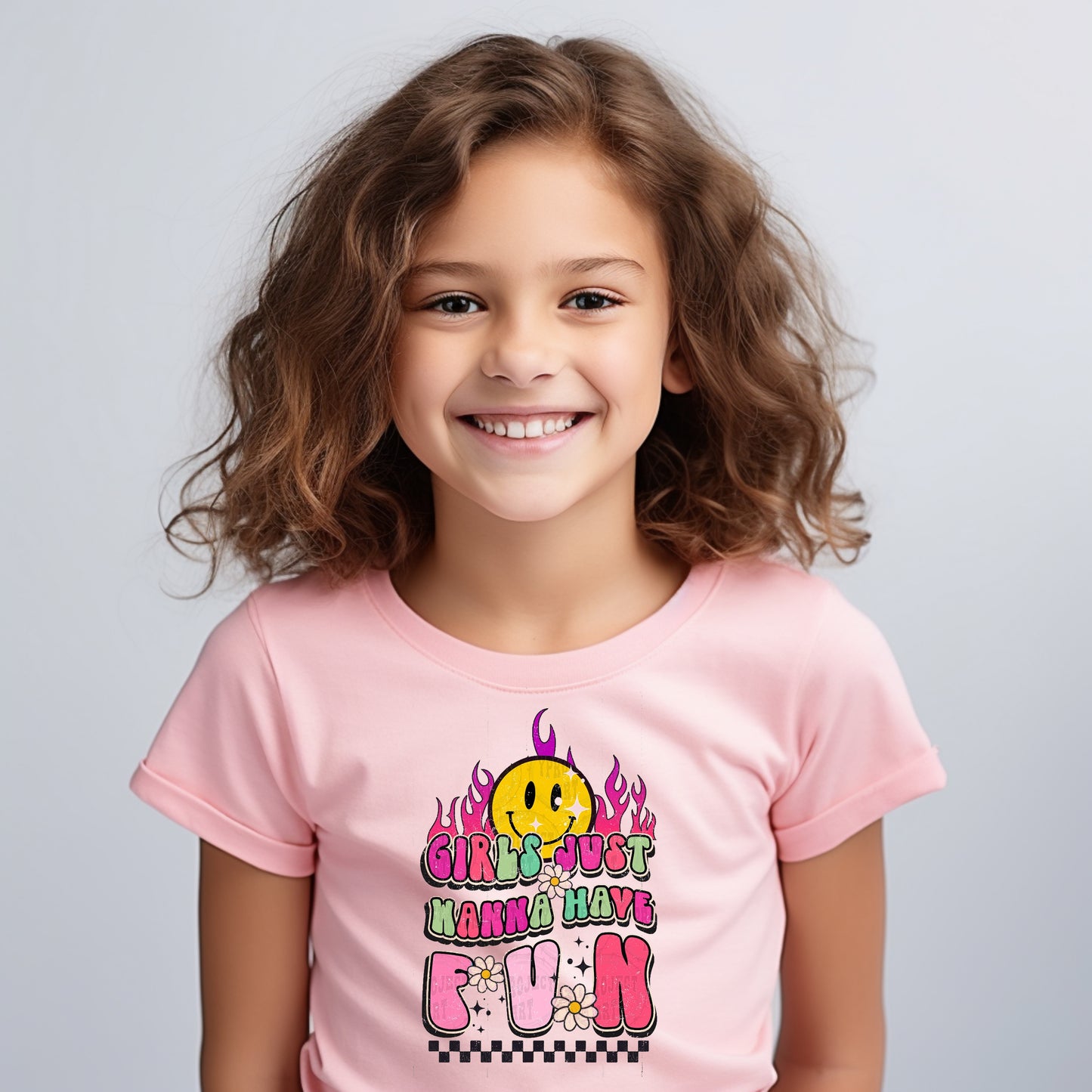 Girls Just Wanna Have Fun Graphic Tee