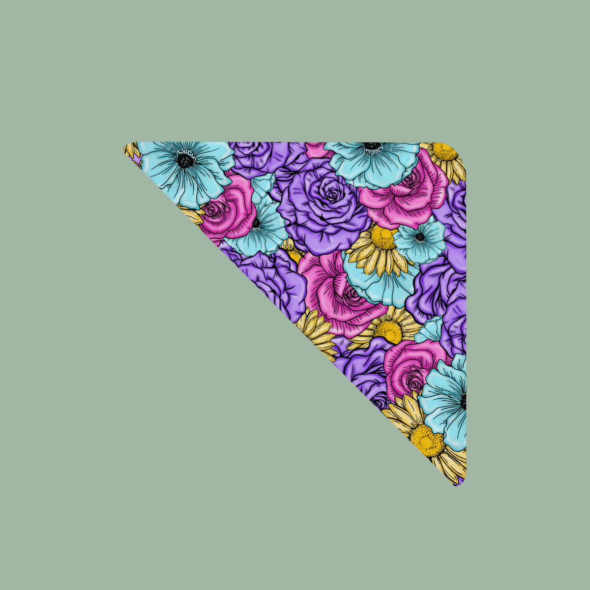 Floral Corner Bookmark