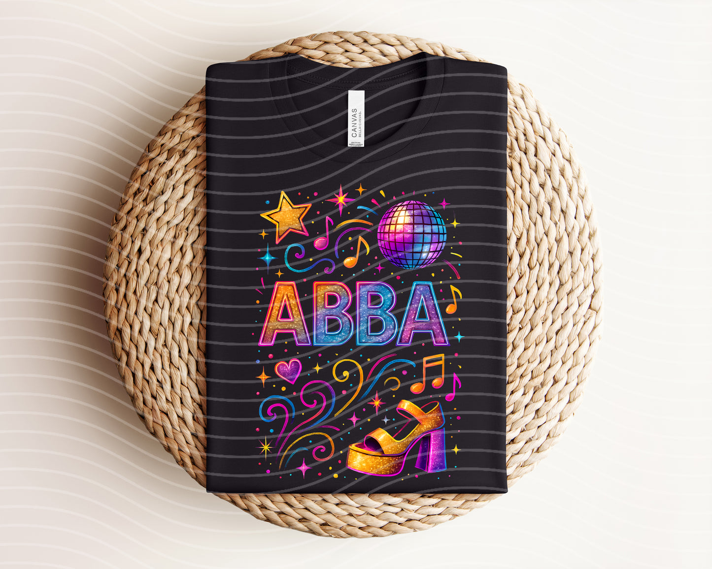 ABBA Neon Graphic Tee