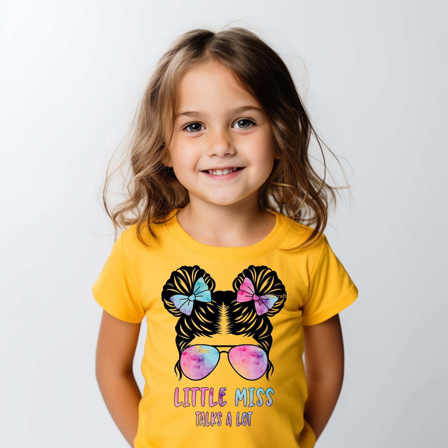 Little Miss Talks a Lot Graphic Tee