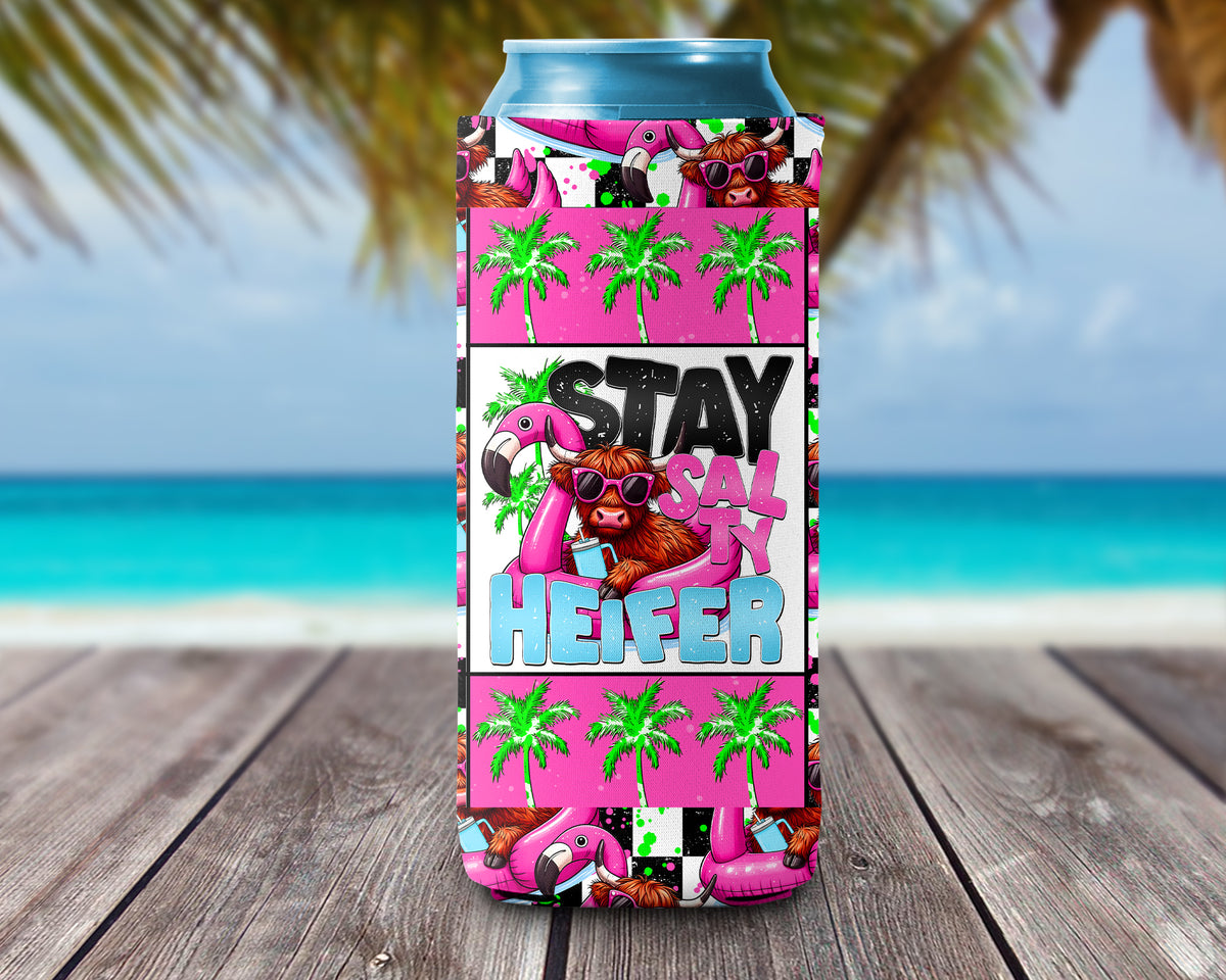Can Cooler - Stay Salty Heifer