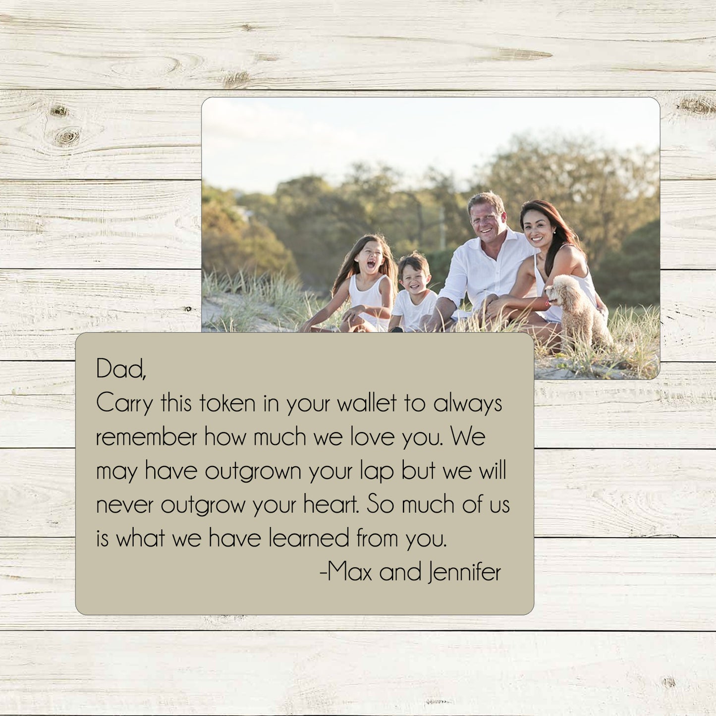 Carry This Token Metal Wallet Card