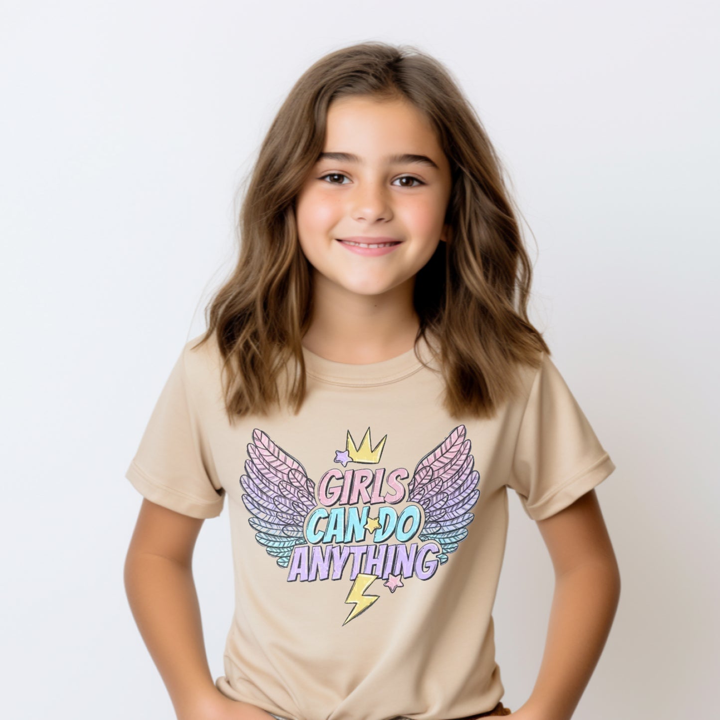 Girls Can Do Anything Graphic Tee