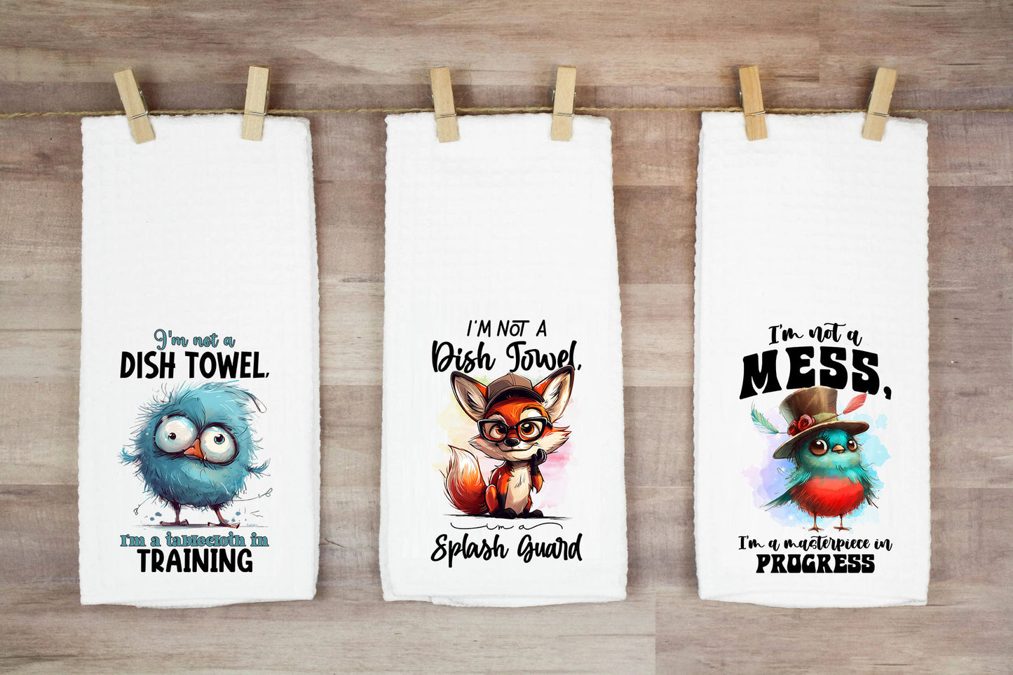 I'm Not a Dish Towel I'm a Tablecloth in Training Hand Towel