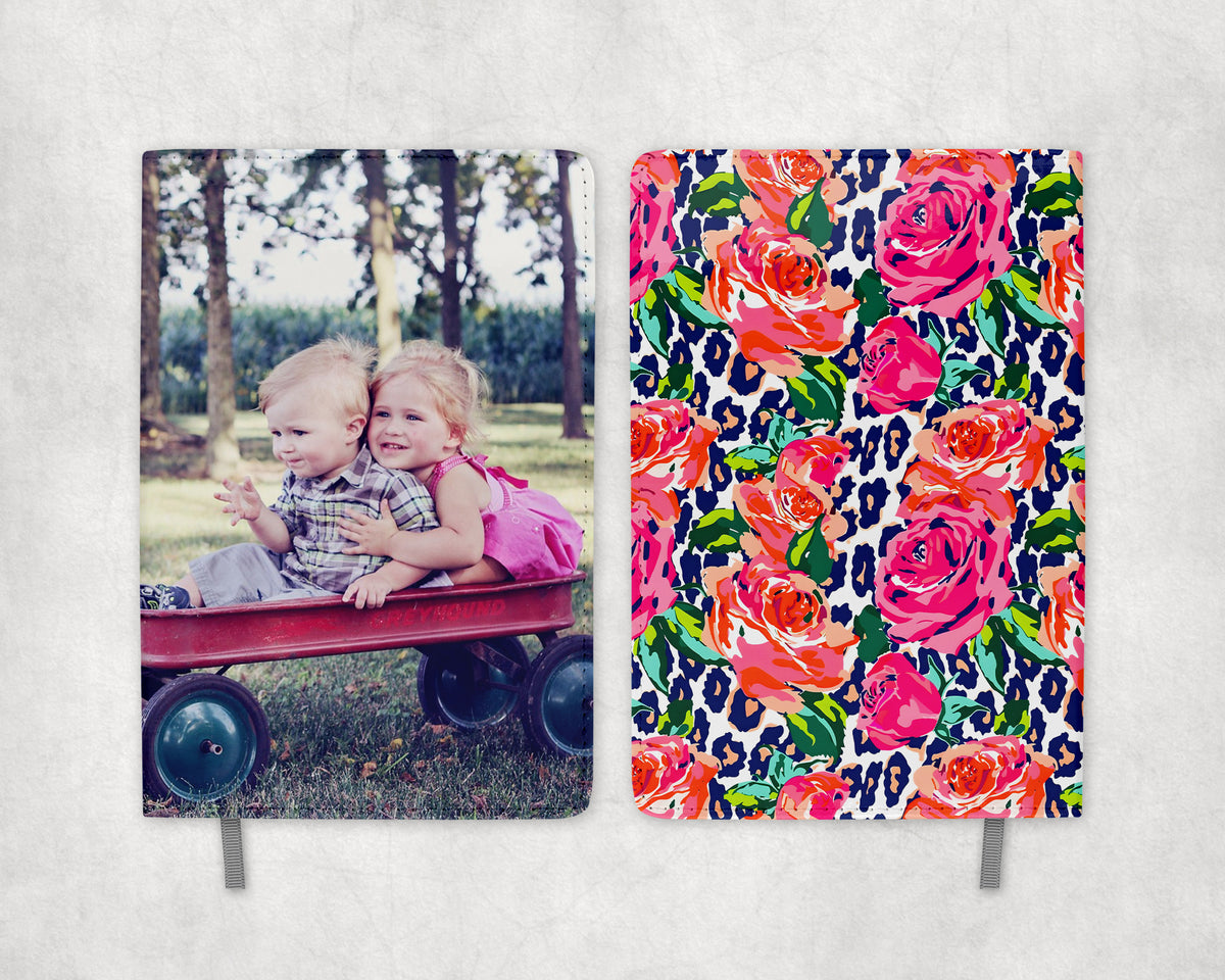 Leopard Floral Photo Journal