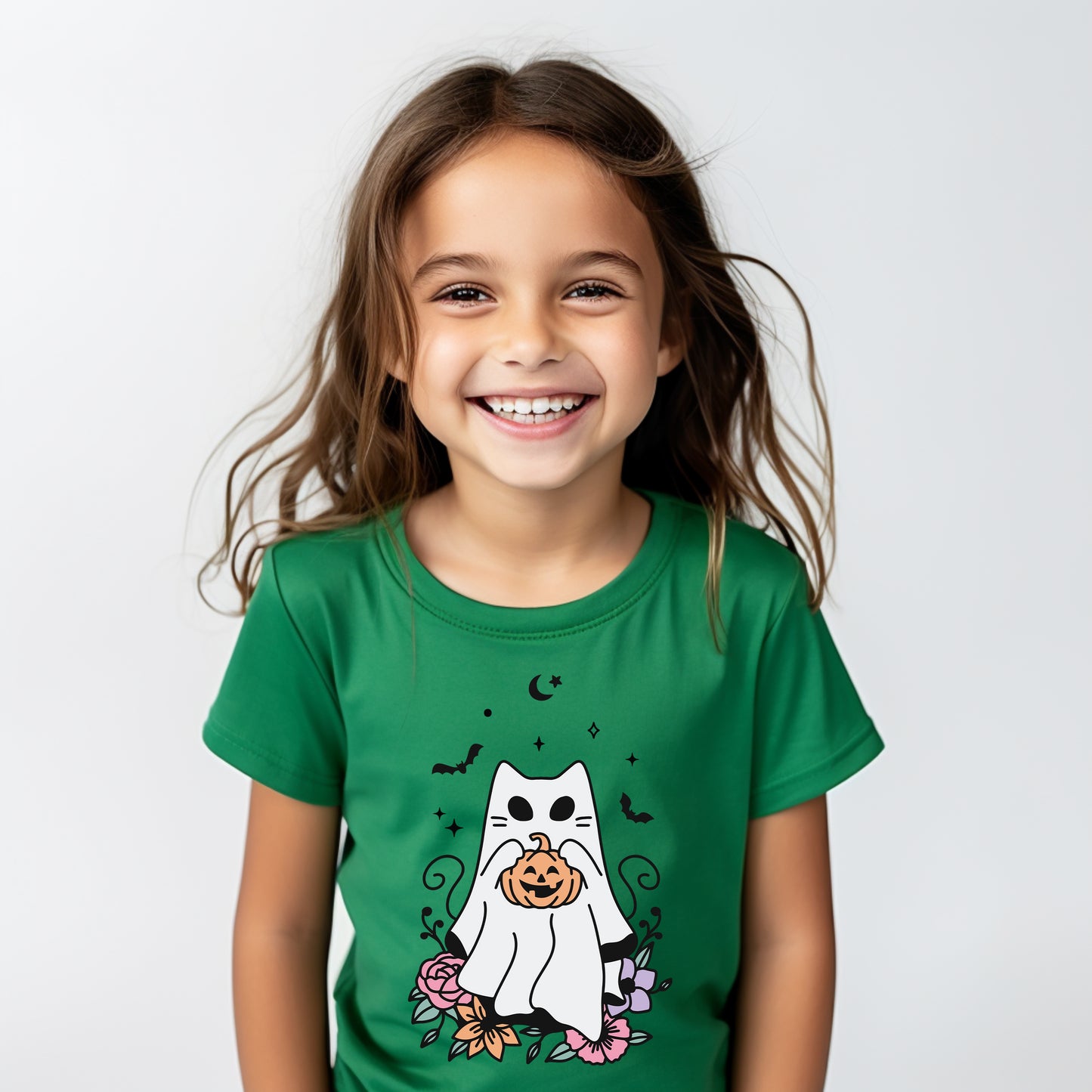 Halloween Cat Graphic Tee