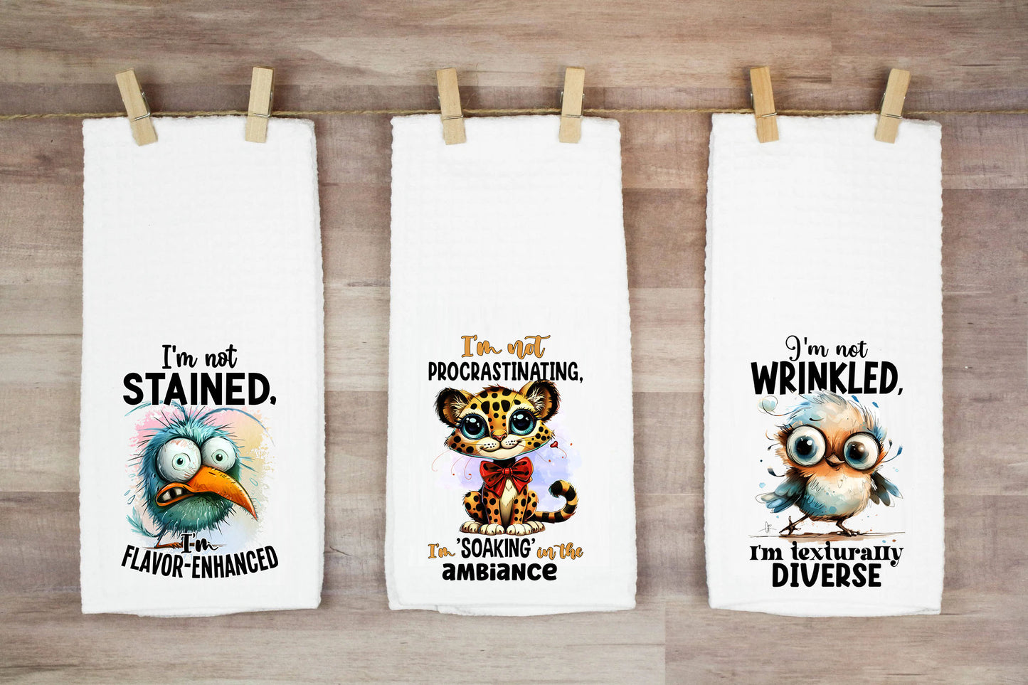 I'm Not Wrinkled I'm Texturally Diverse Hand Towel