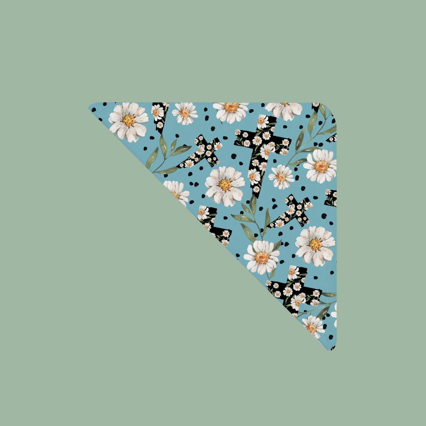 Daisy Crosses Corner Bookmark