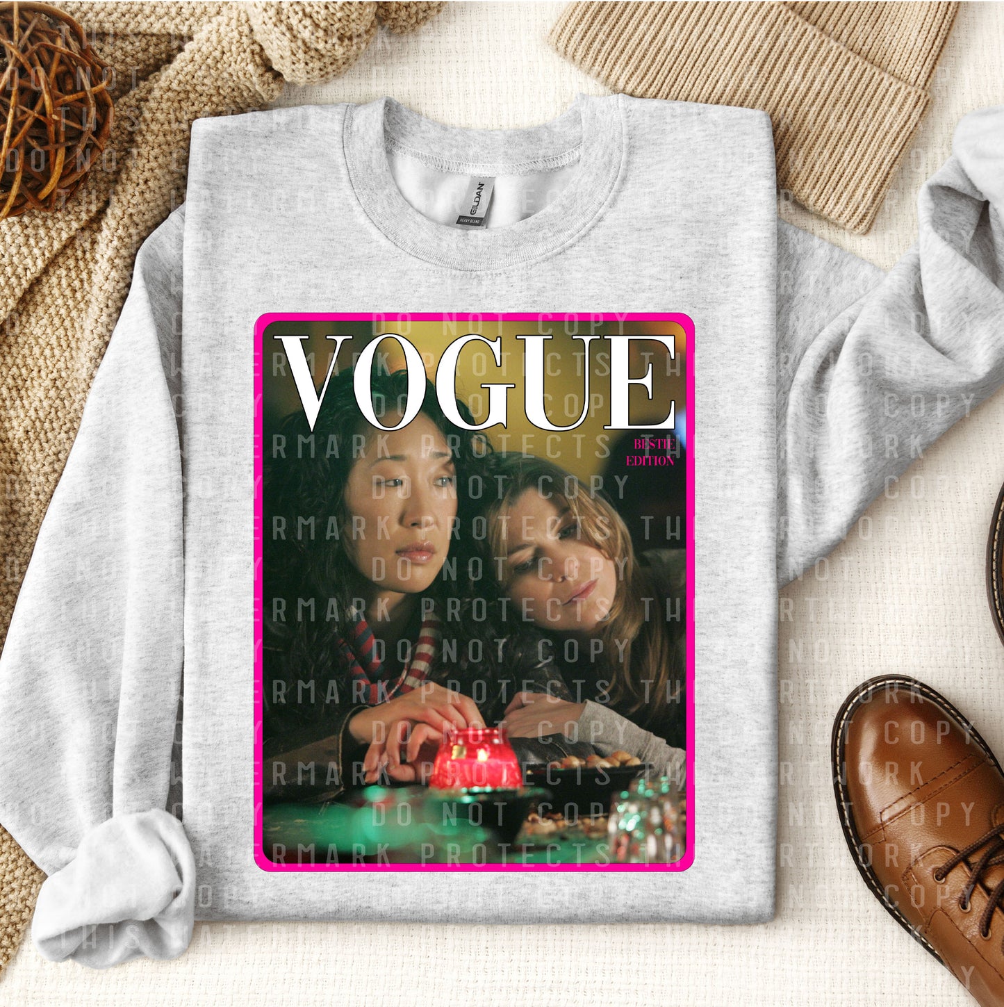 Vogue Meredith and Christina Graphic Tee
