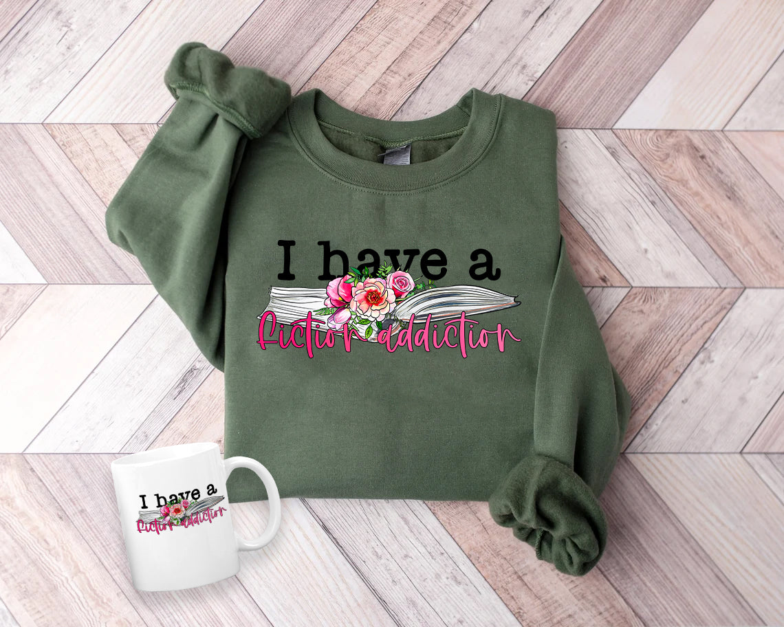 I Have a Fiction Addiction Graphic Tee