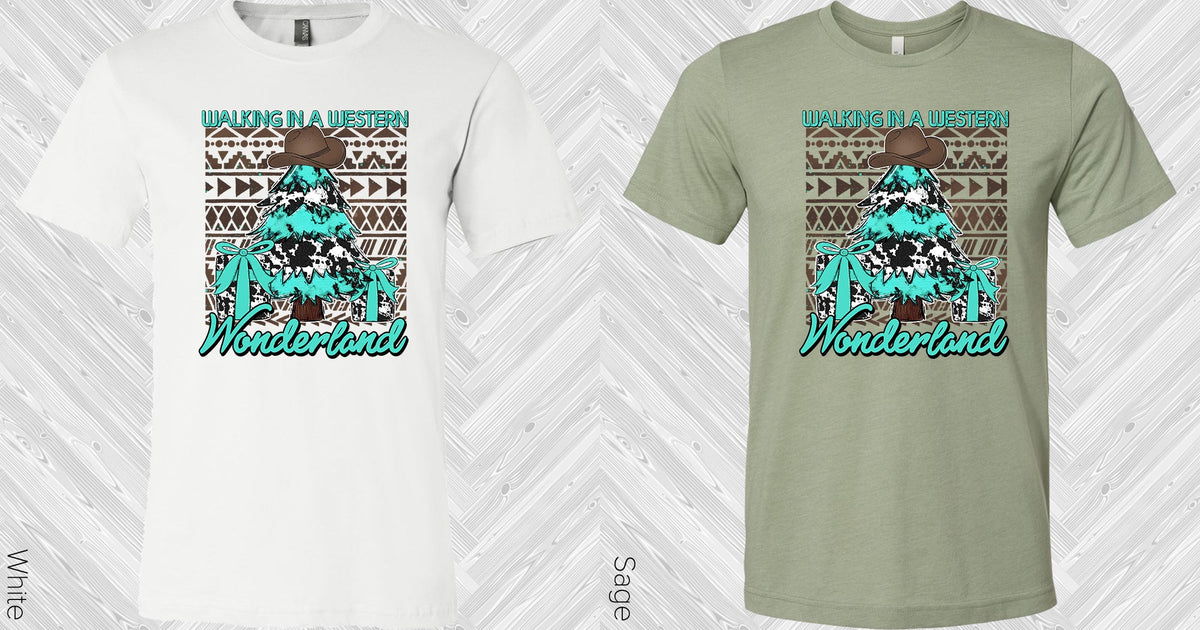 Walking In A Western Wonderland Graphic Tee Graphic Tee