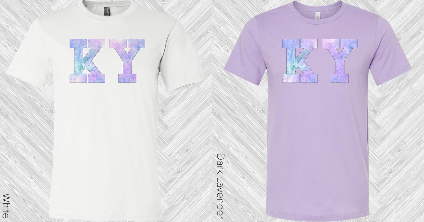 Watercolor State Customized Graphic Tee Graphic Tee