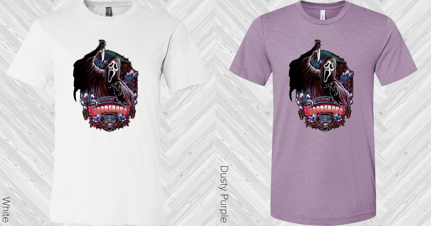 Welcome To Woodsboro Graphic Tee Graphic Tee