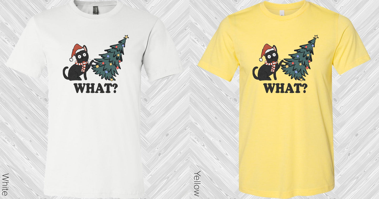 What Cat Tree Graphic Tee Graphic Tee