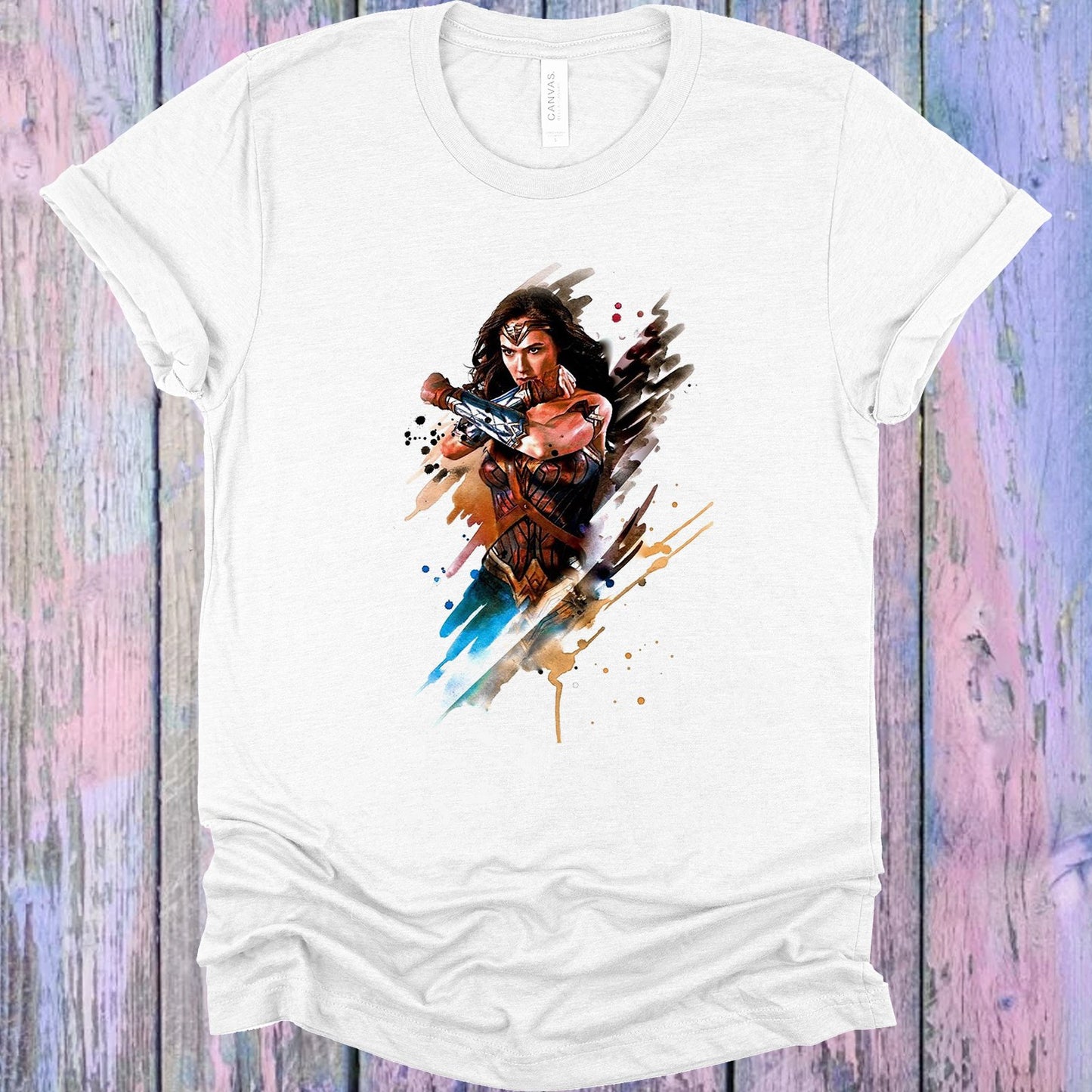 Wonder Woman Watercolor Graphic Tee Graphic Tee