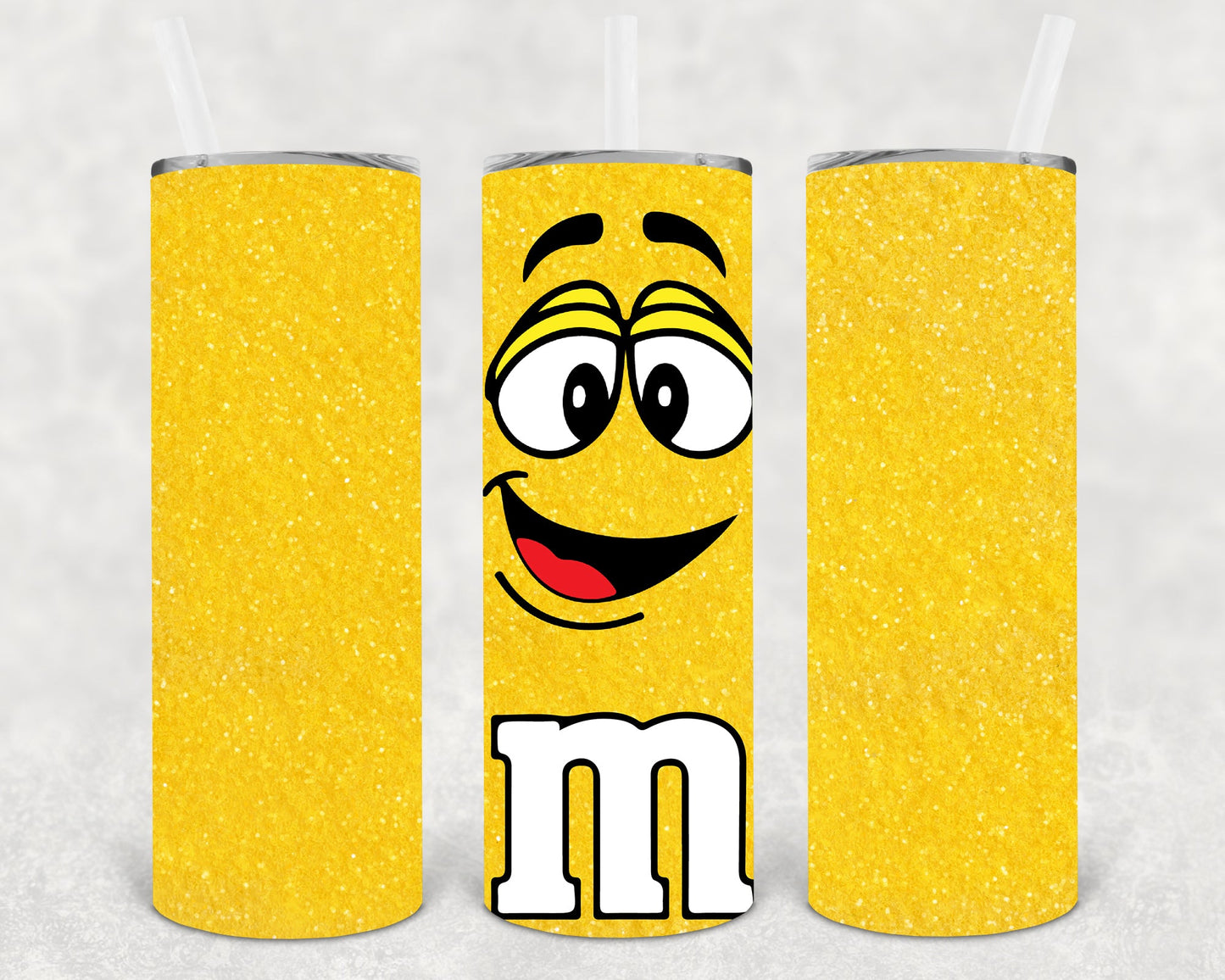 Yellow M&m 20 Oz Skinny Tumbler