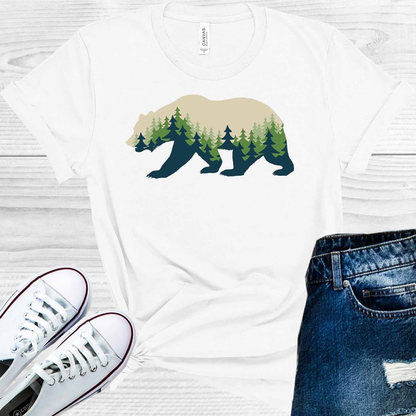 Wilderness Bear Graphic Tee Graphic Tee