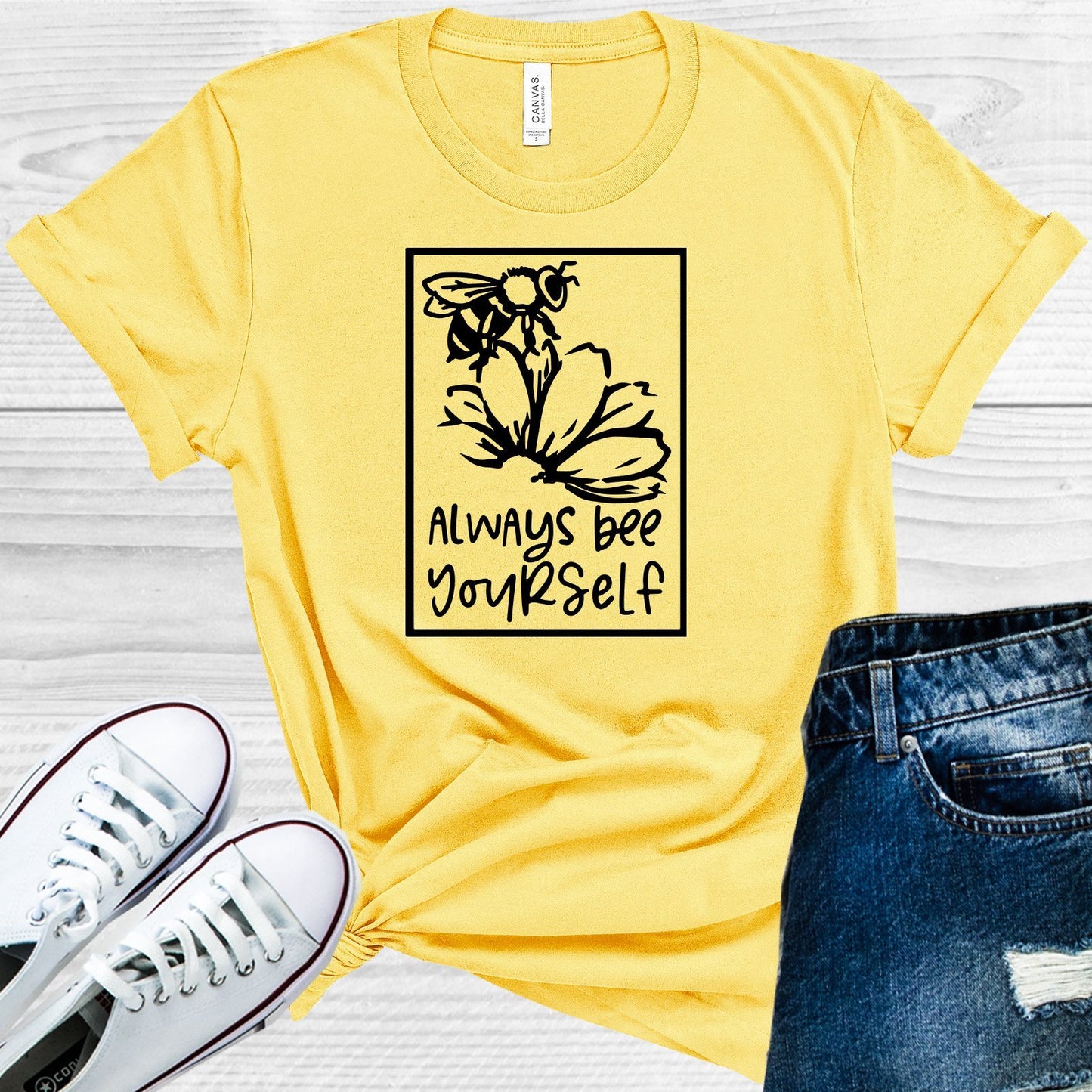 Always Bee Yourself Graphic Tee Graphic Tee