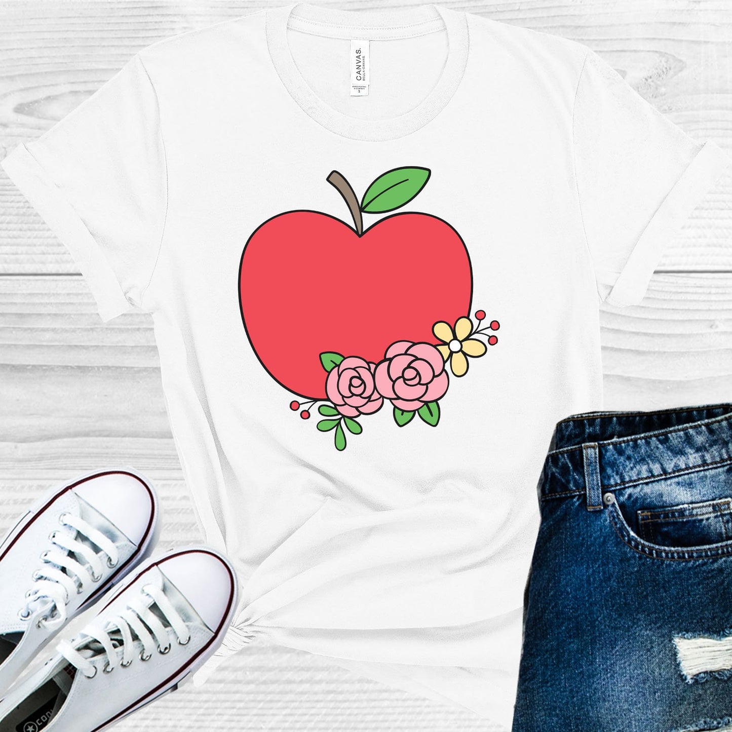 Teacher Apple Graphic Tee Graphic Tee