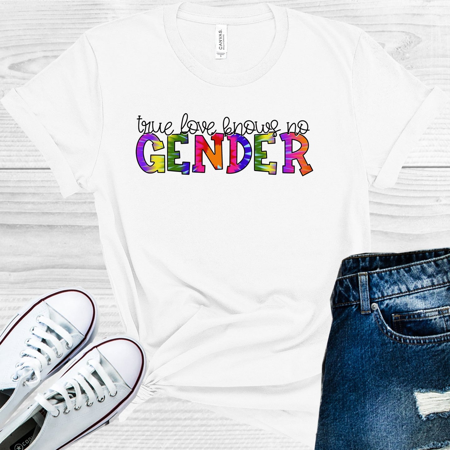 True Love Knows No Gender Graphic Tee Graphic Tee