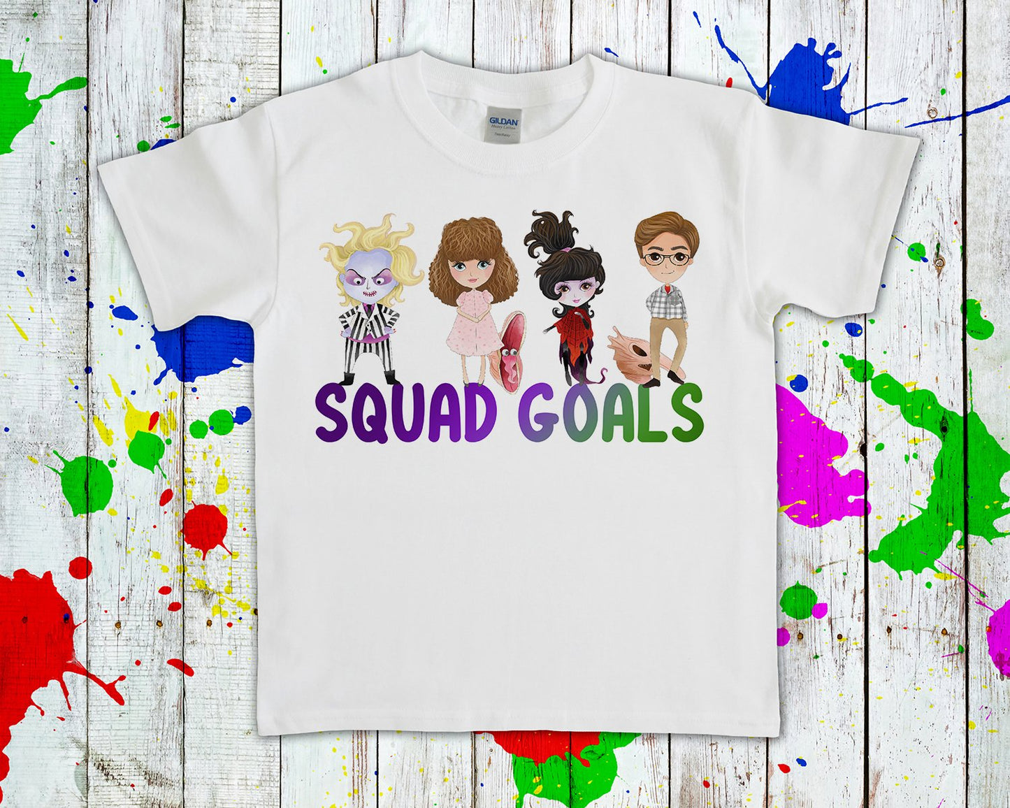 Beetlejuice Squad Goals Graphic Tee Graphic Tee