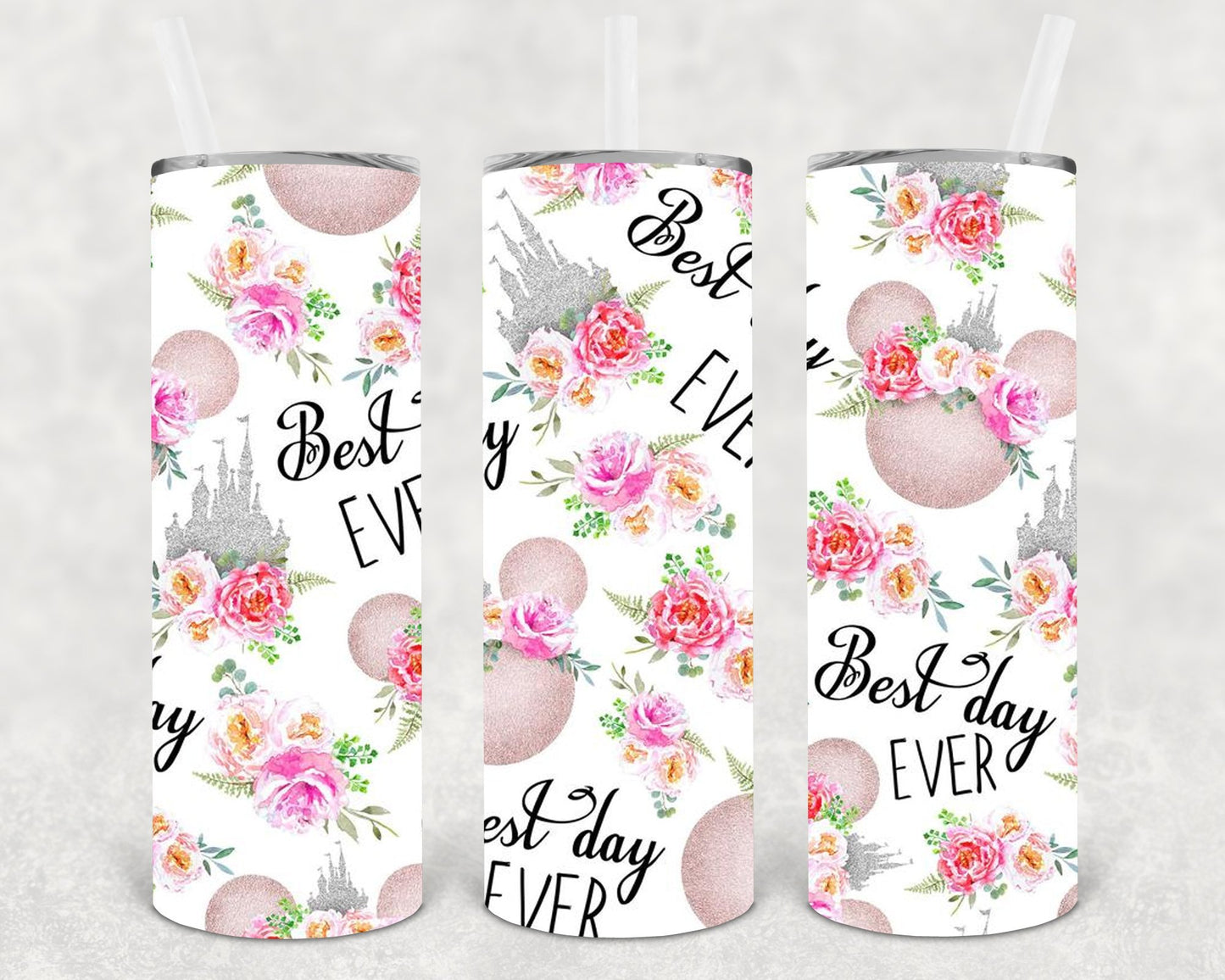 Best Day Ever 20 Oz Skinny Tumbler