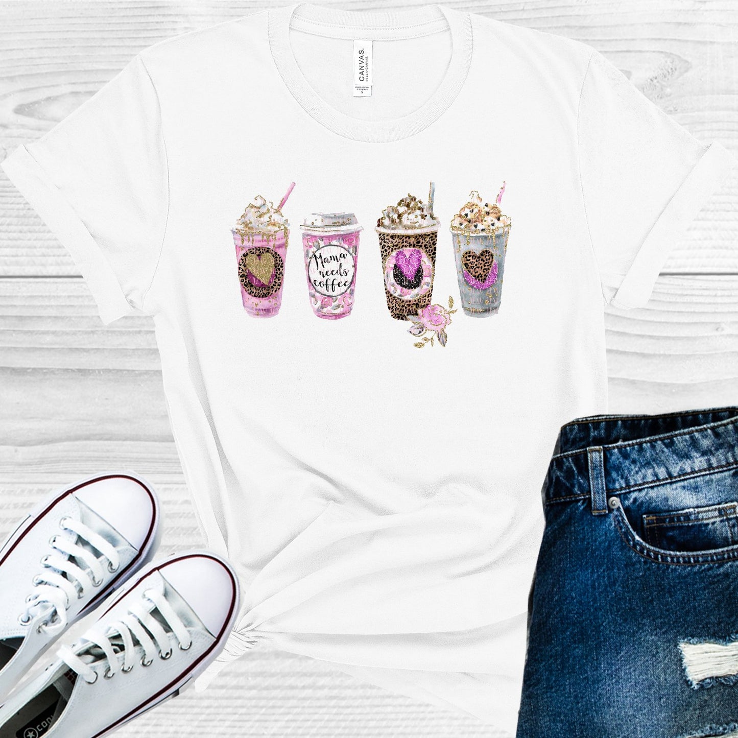 Mama Needs Coffee Graphic Tee Graphic Tee