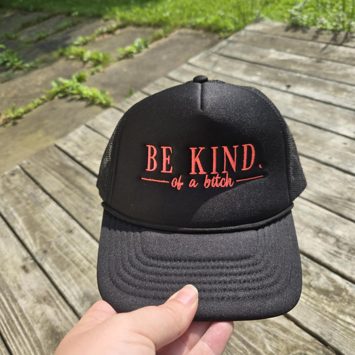 Be Kind Embroidered Foam Cap