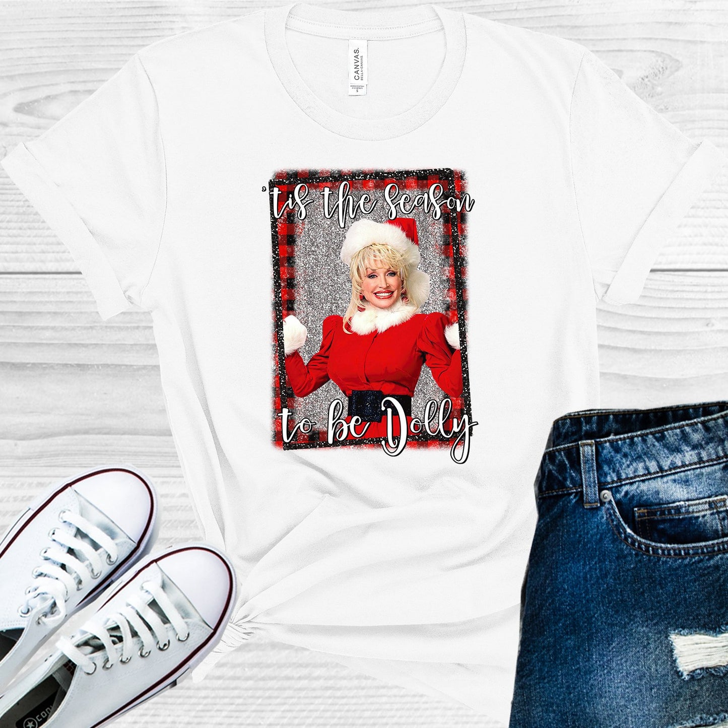 Tis The Season To Be Dolly Graphic Tee Graphic Tee