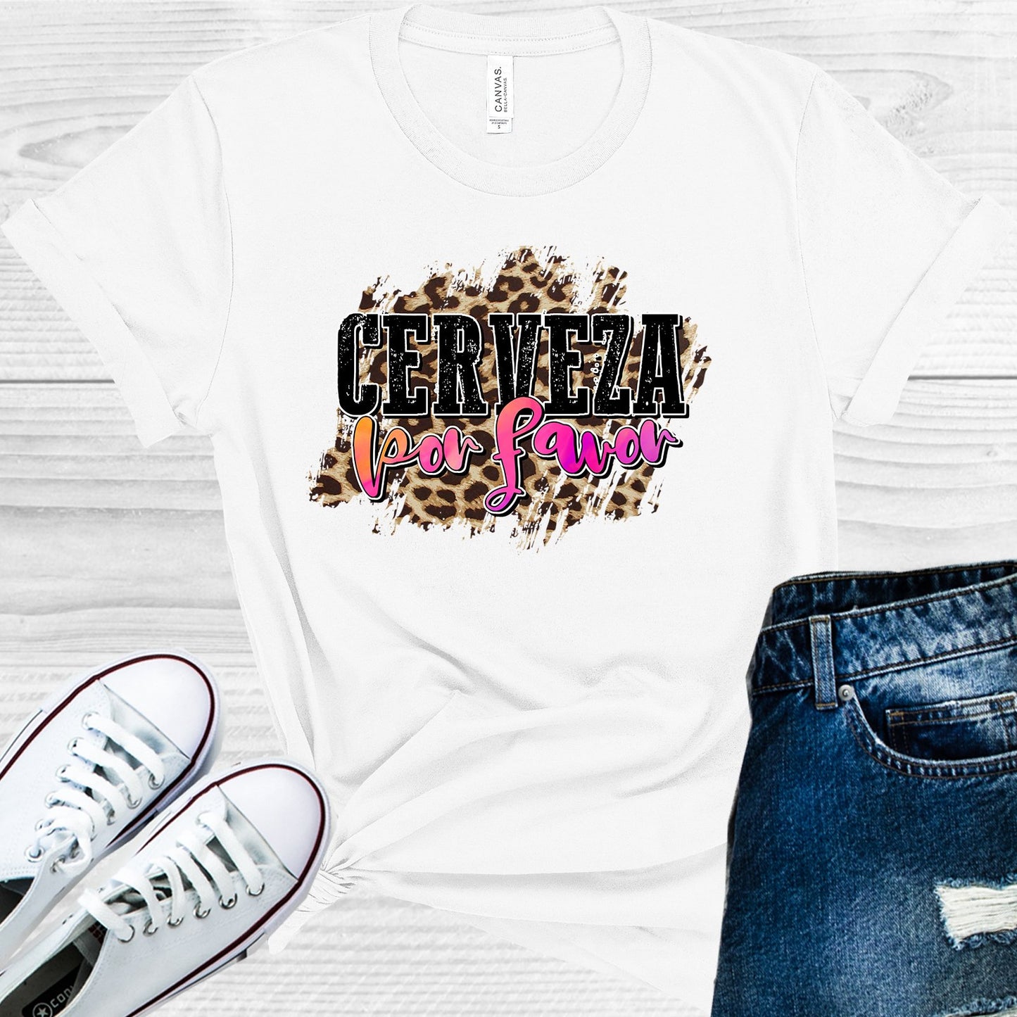 Cerveza Por Favor Graphic Tee Graphic Tee
