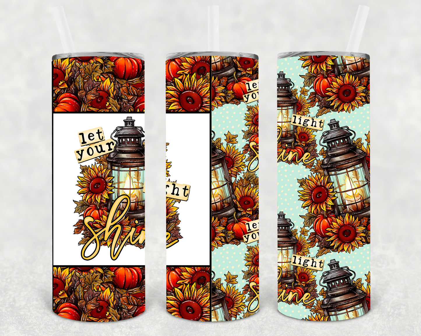 Let Your Light Shine 20 oz Skinny Tumbler