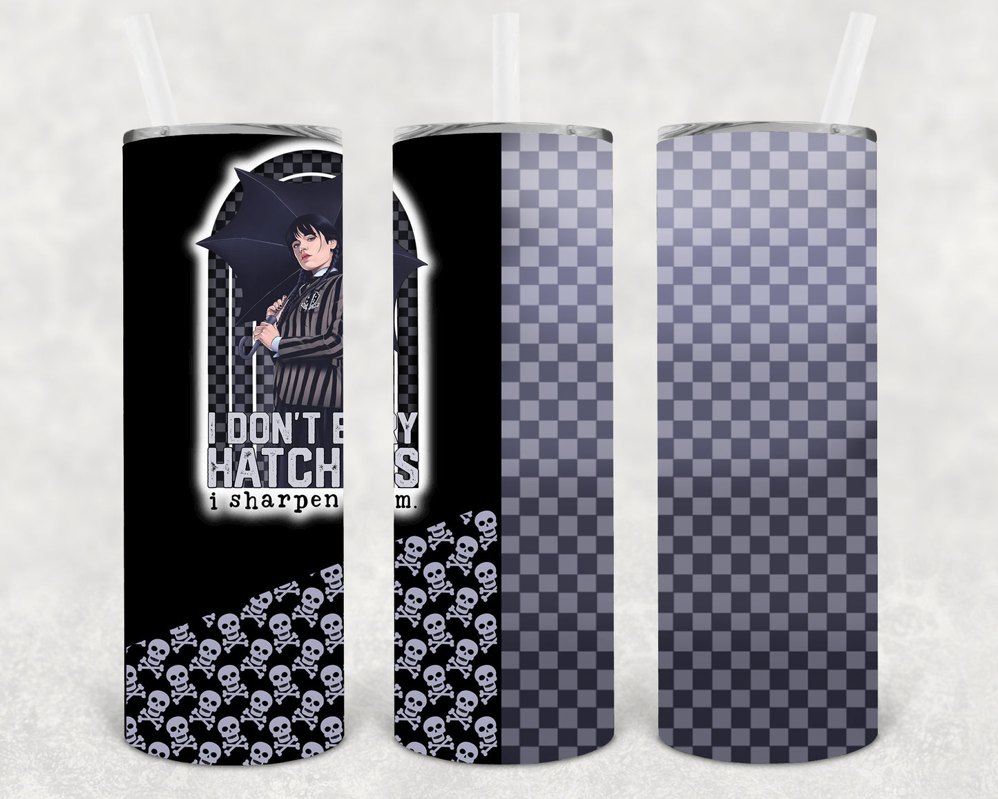 I Don't Bury Hatchets 20 oz Skinny Tumbler