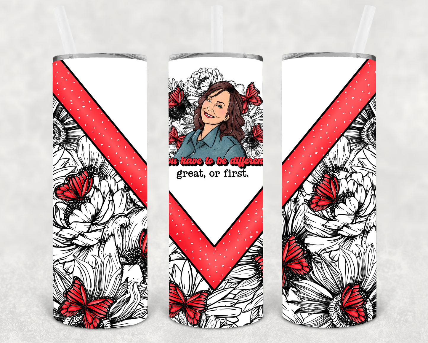 You Have to Be Different Great or First 20 oz Skinny Tumbler