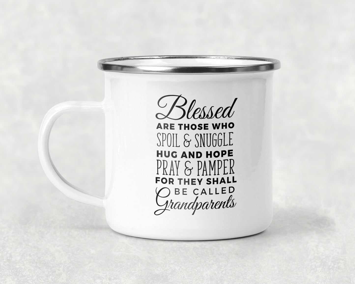 For They Shall Be Called Grandparents Mug Coffee