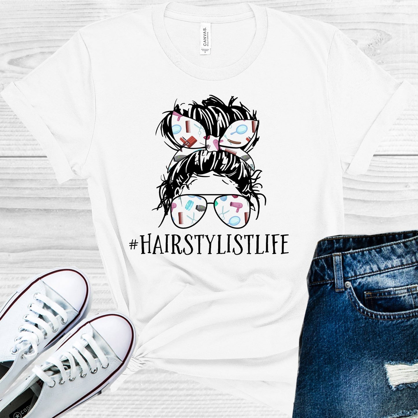 Hair Stylist Life #hairstylistlife Graphic Tee Graphic Tee