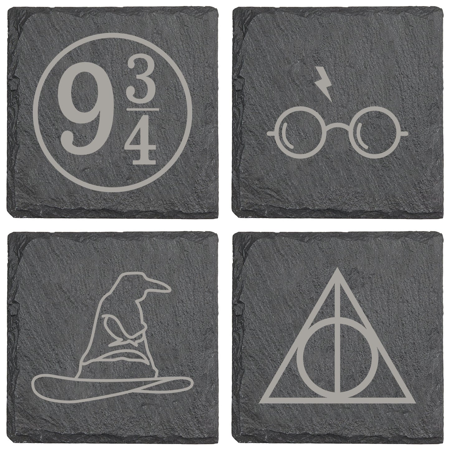 Harry Potter 9 3/4 Slate Coaster