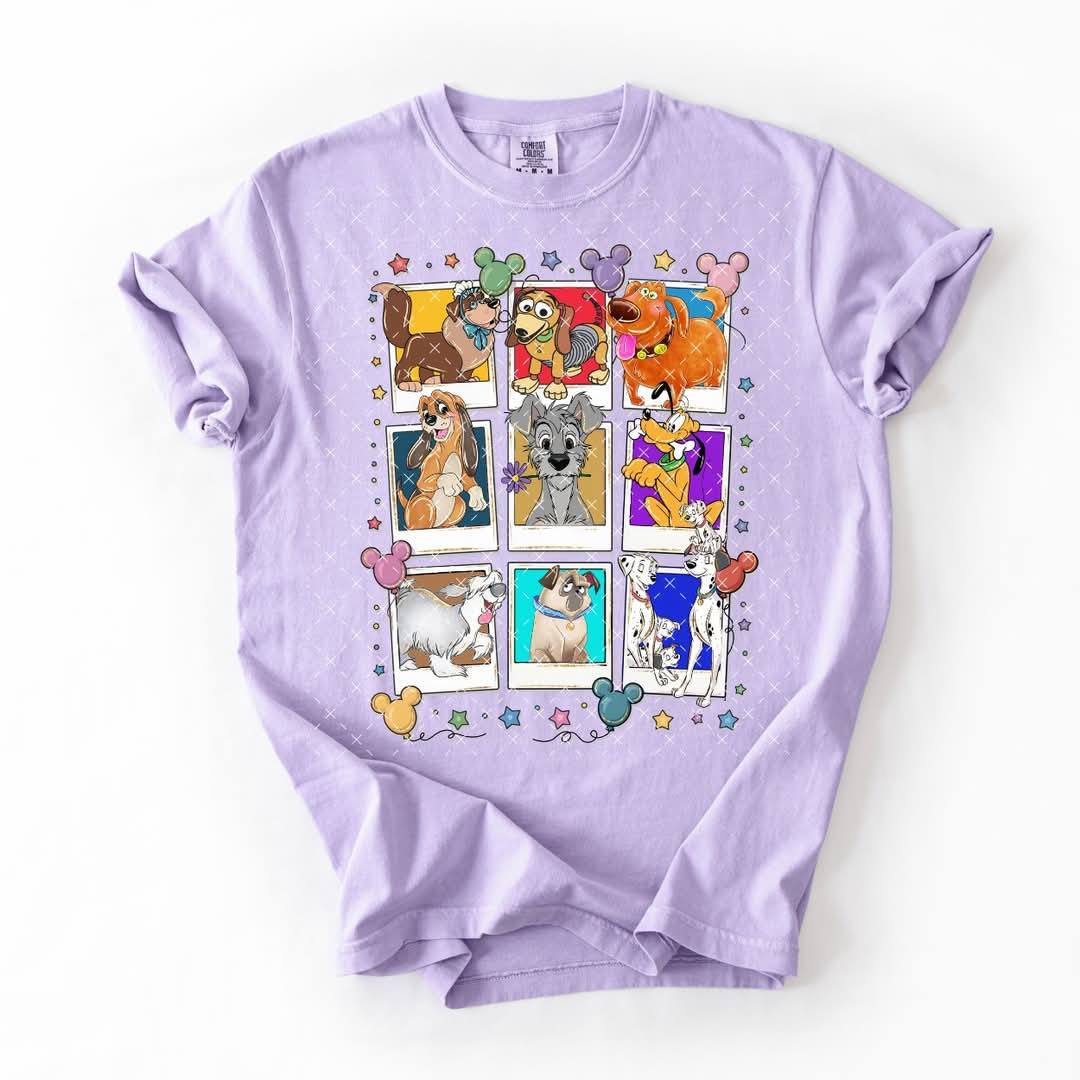 Dogs Polaroid Graphic Tee