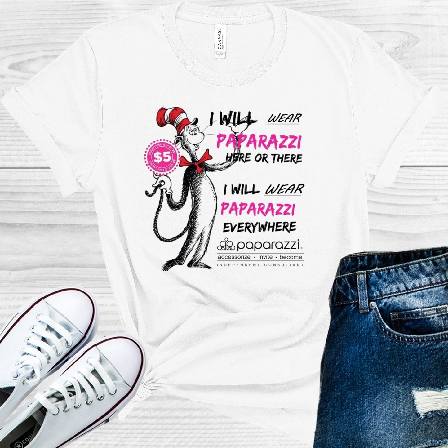 I Will Wear Paparazzi Here Or There Graphic Tee Graphic Tee