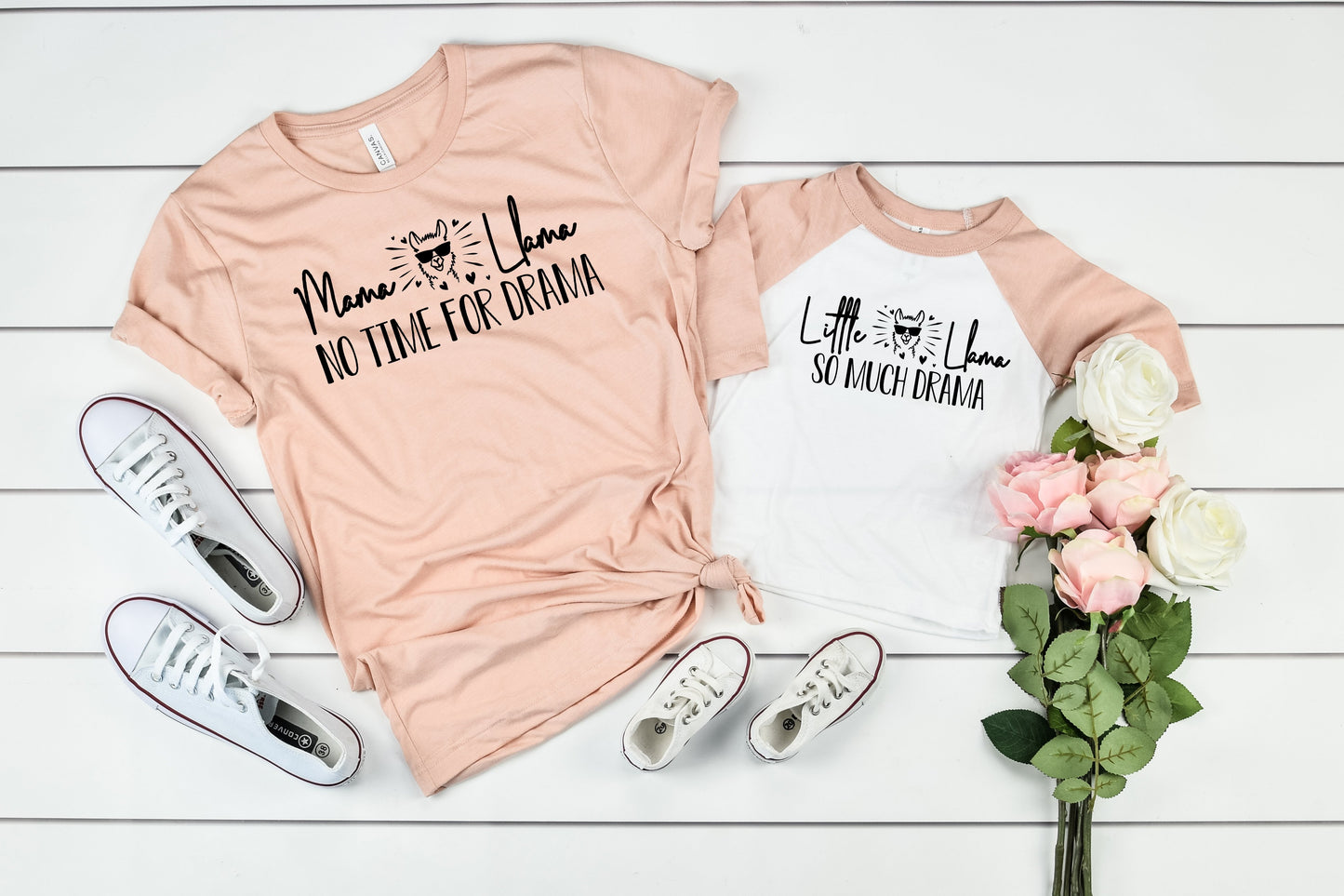 Mama Llama No Time For Drama Graphic Tee Graphic Tee