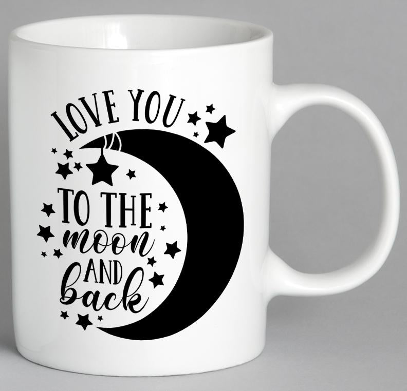 Love You To The Moon And Back Mug Coffee