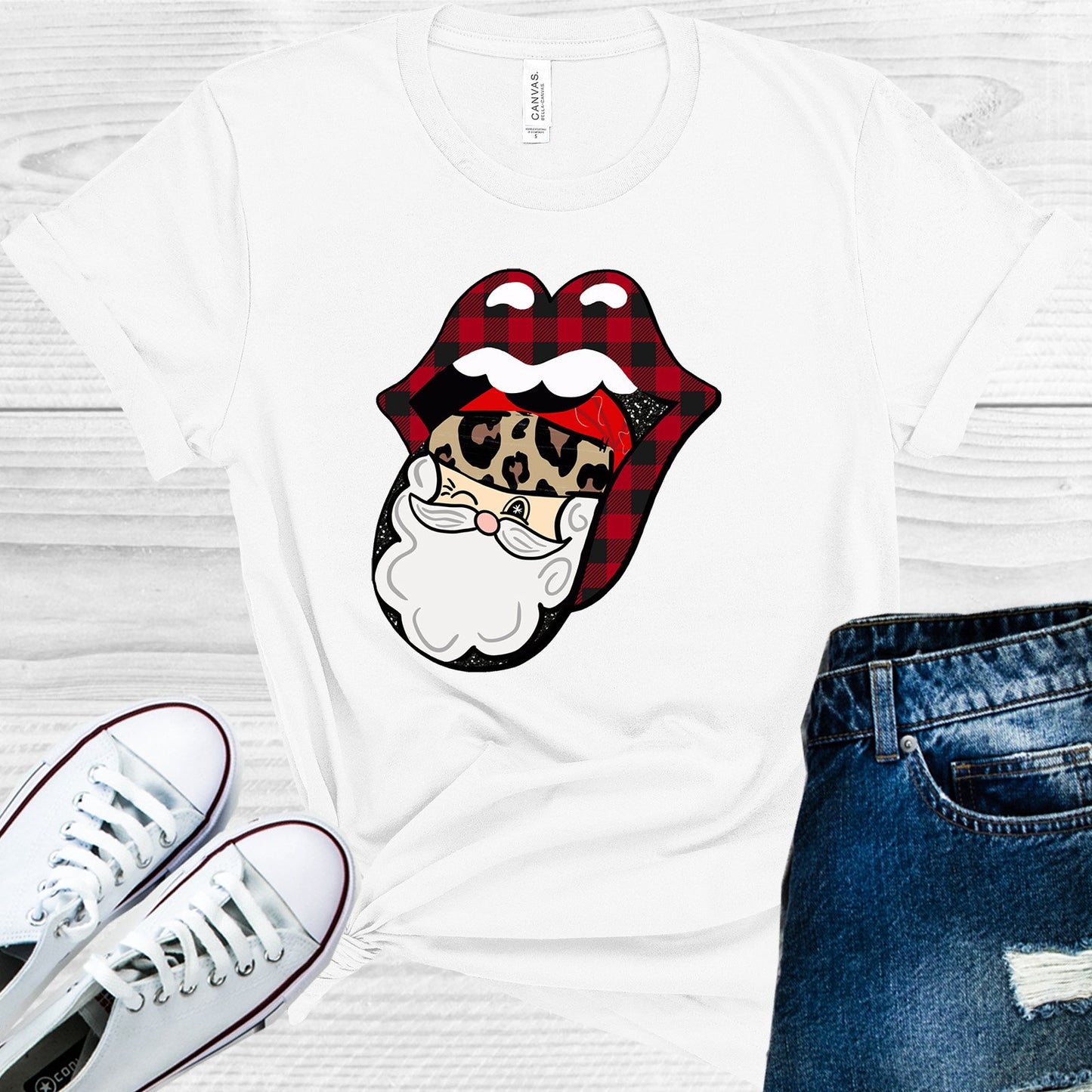 Santa Mouth Graphic Tee Graphic Tee