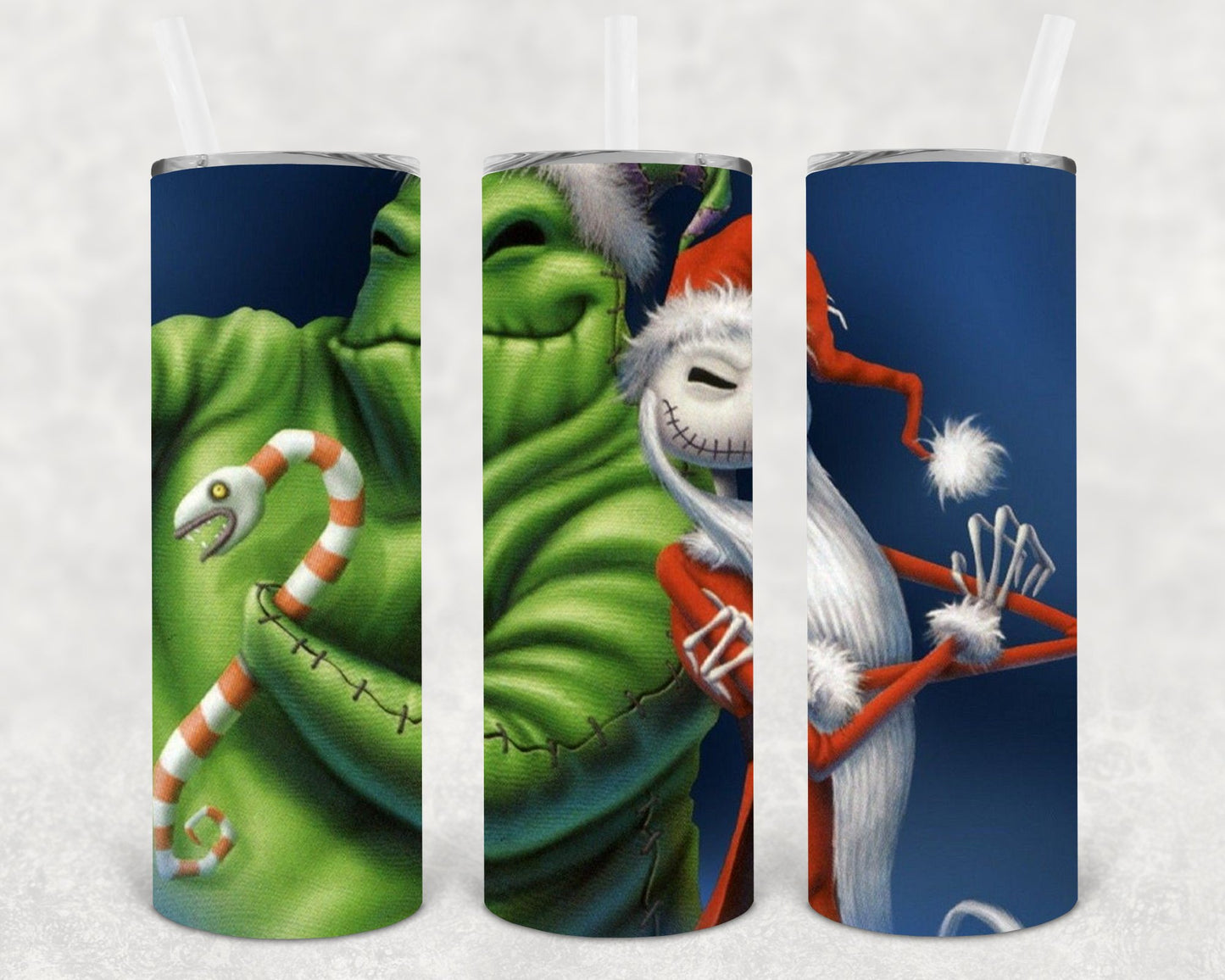 Jack Christmas 20 Oz Skinny Tumbler