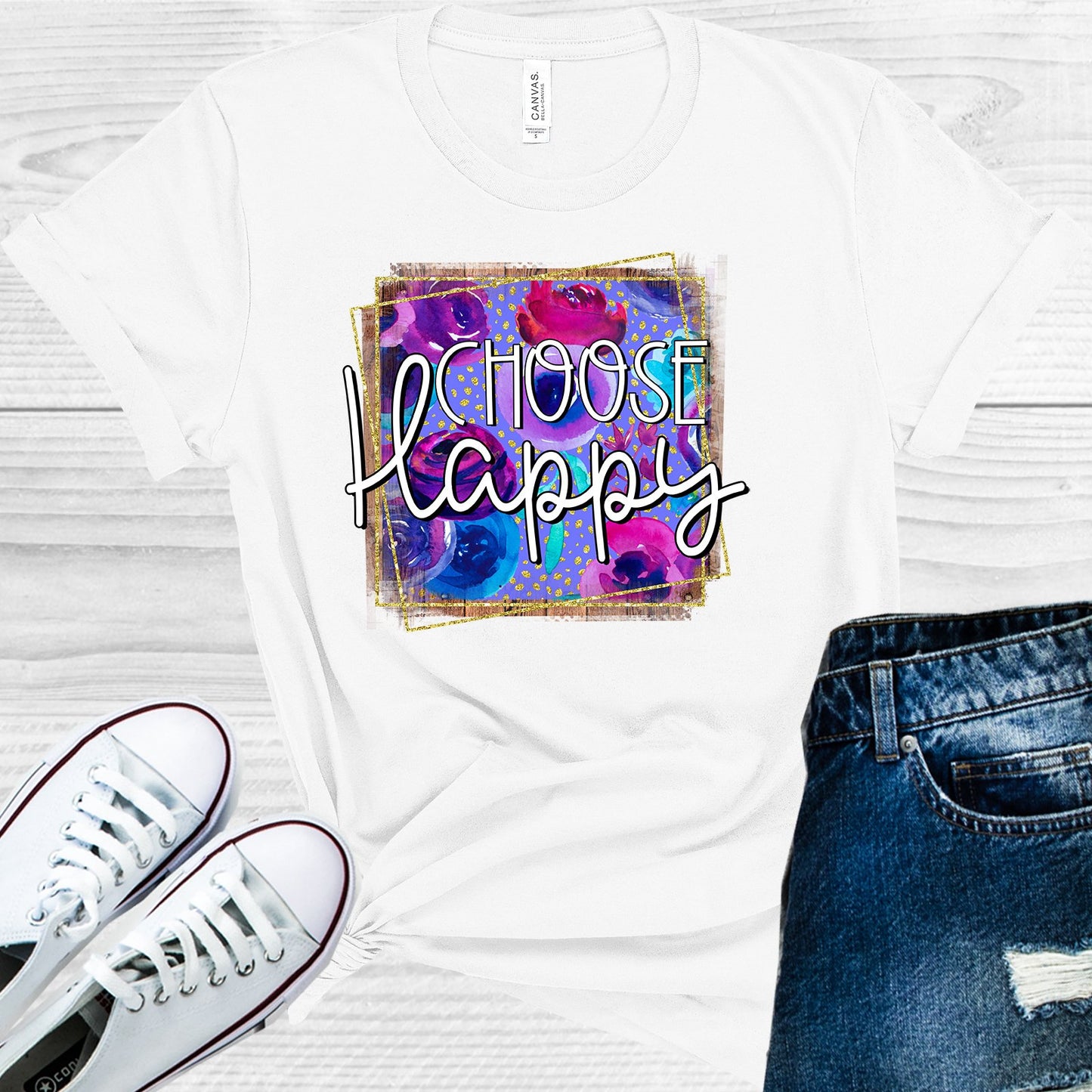 Choose Happy Graphic Tee Graphic Tee