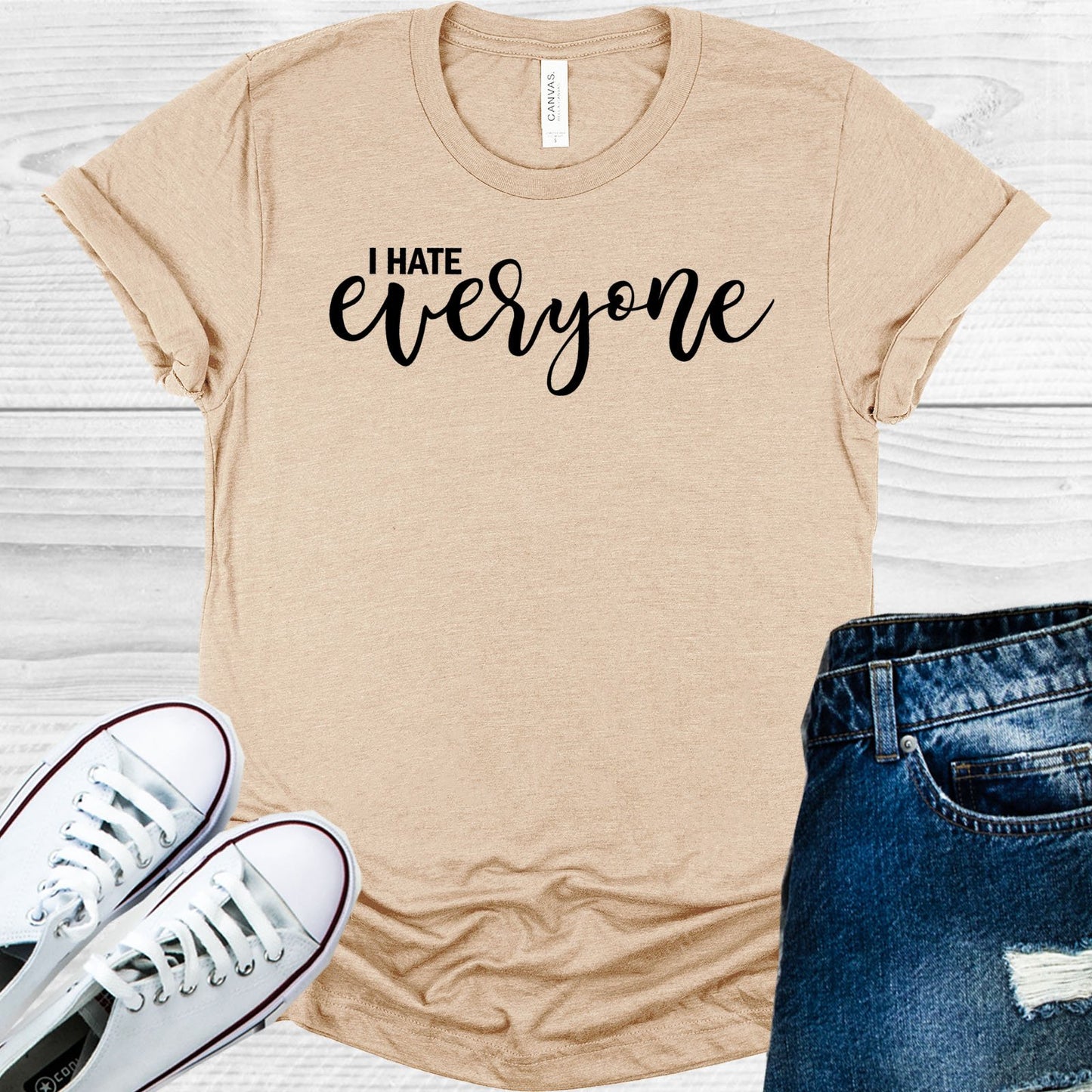 I Hate Everyone Graphic Tee Graphic Tee