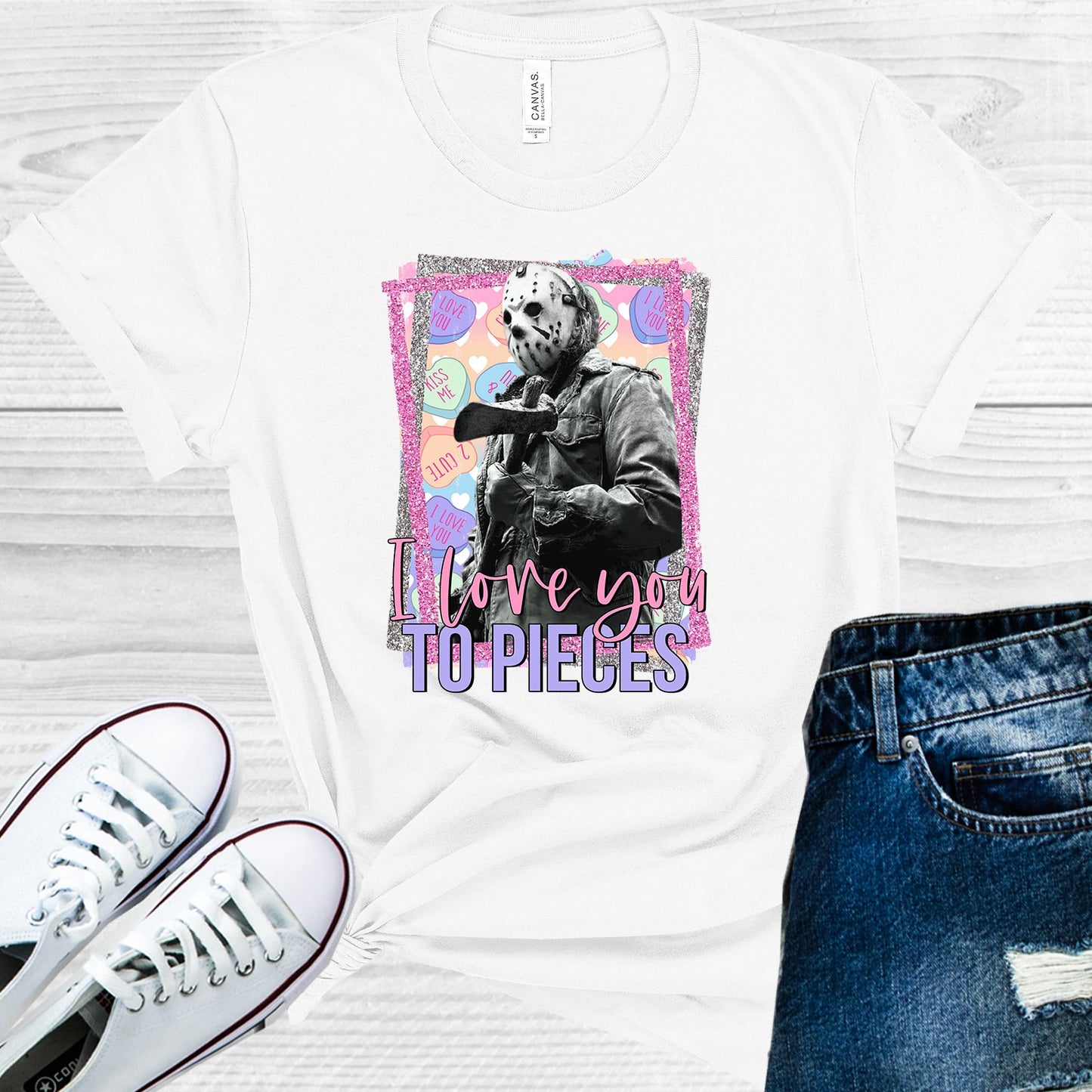 I Love You To Pieces Graphic Tee Graphic Tee