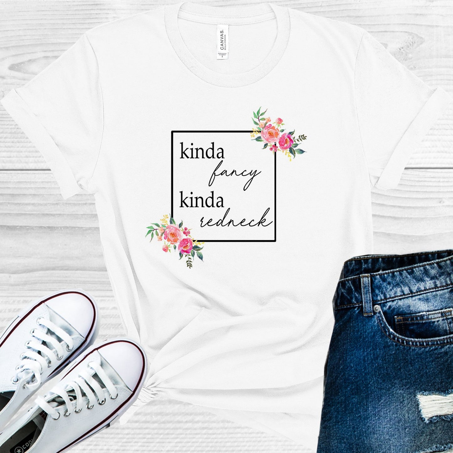 Kinda Fancy Redneck Graphic Tee Graphic Tee