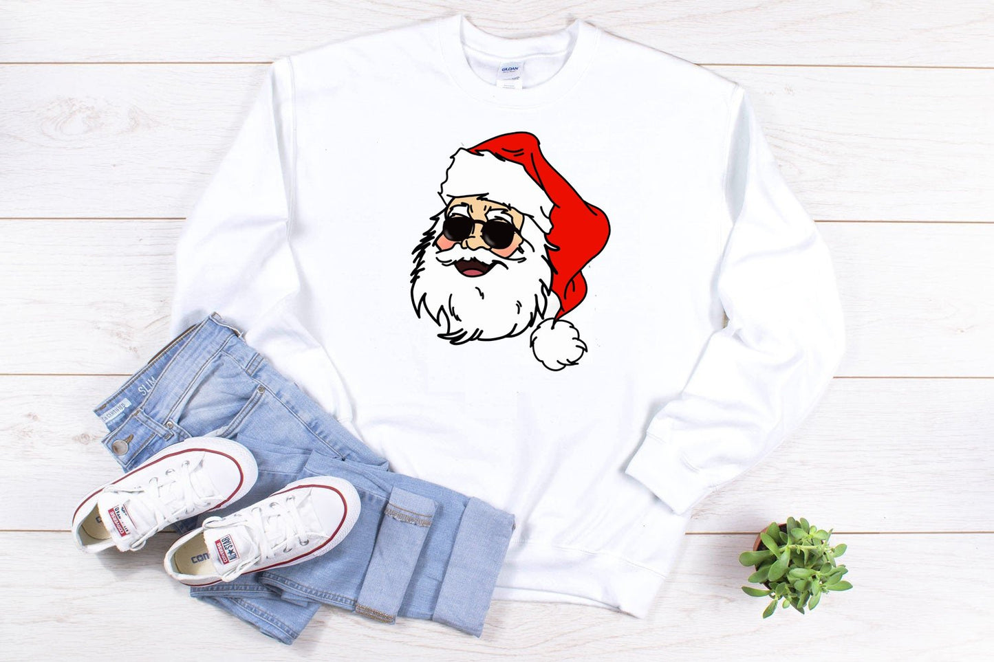 Santa Graphic Tee Graphic Tee