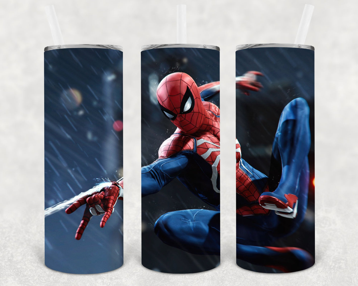 Spider Man 20 Oz Skinny Tumbler