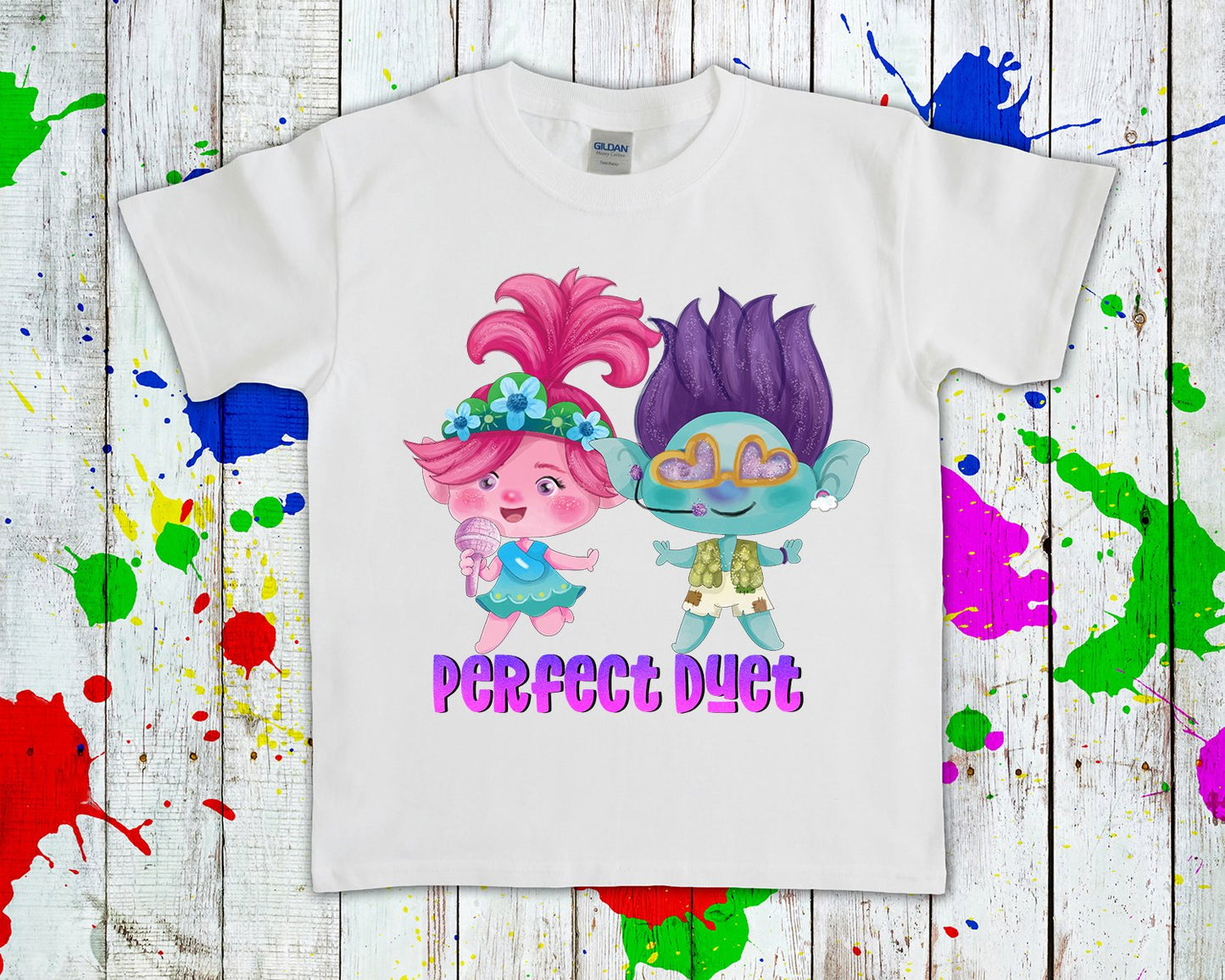 Trolls Perfect Duet Graphic Tee Graphic Tee